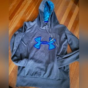 Under Armour Hoodie womens small blues and grey